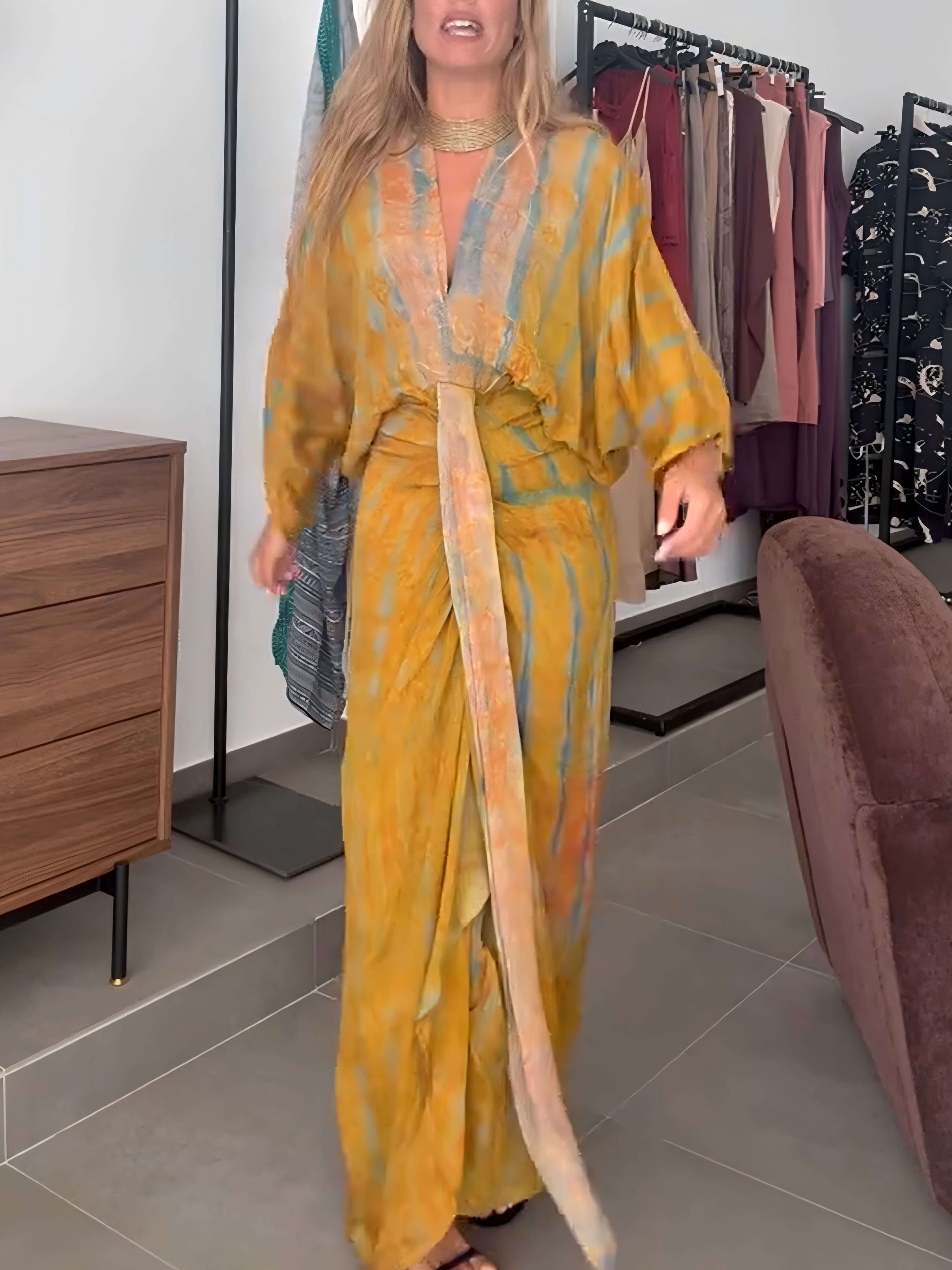 Elsa - Vestido estampado con estilo