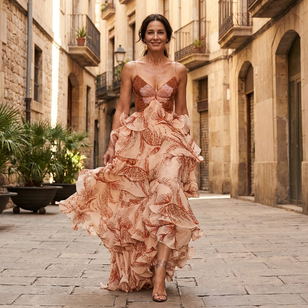 Alma|™ Vestido con volantes