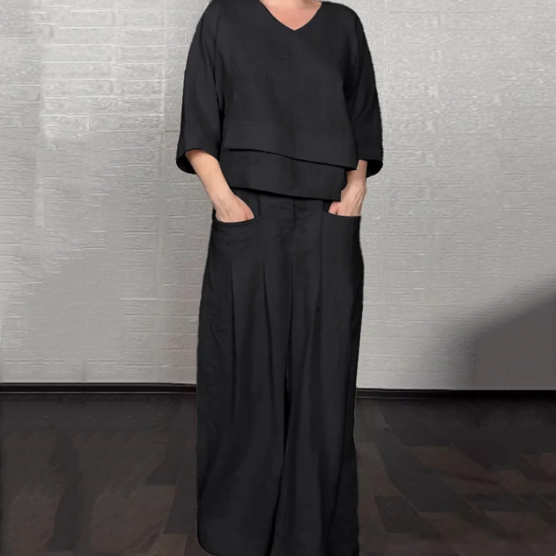 Alba - Conjunto Lino Algodón Relajado